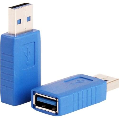 USB 3.0 Adapter Male to female Gold Plated Connector Converter for PC For Xiao Samsung Galaxy S9 500pcs