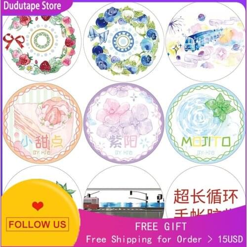 Washi Tape Sticker Supplies Long Cycle Mojito Ate Berries