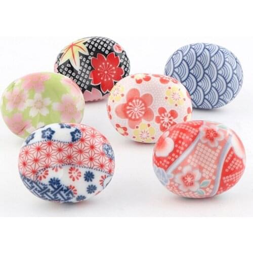 1PC Japanese Style Ceramic Wardrobe Drawer Pull Handle DIY Home Furniture Decoration