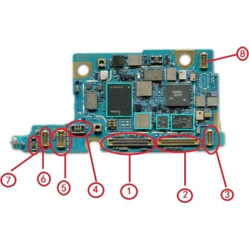 10PCS LCD FPC Plug Board PCB Connector Mainboard flex Bonnector USB Board Battery Plug For Samsung Galaxy S21