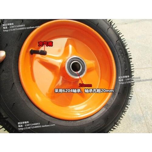 14 inch pneumatic wheel 3.00-8 pump wheel wheel barrow tire damping wheel mute wheel wheel