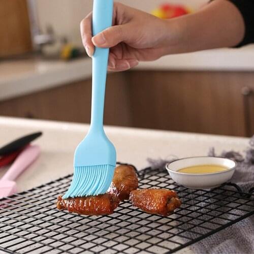 26cm Silicone Basting Pastry Barbecue Oil Brush Basting Brush For Cooking Utensils Grill Accessories BBQ Tools Baking Brushes