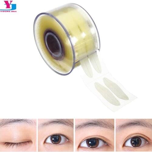 600pcs Drum Eyelids Stick Bud Silk Mesh Double-Fold Eyelid Natural Super Stealth Gauze Stick Beautiful Eye Tools Free Shipping