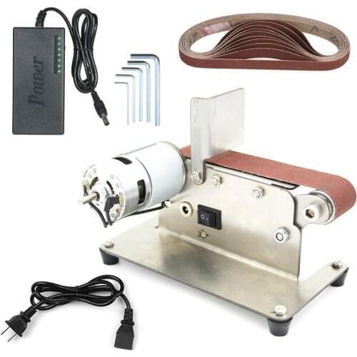 775/795/895 Motor Electric Belt Grinding Sander Horizontal Belt Sander Multifunctional Grinder DIY Polishing Grinding Machine