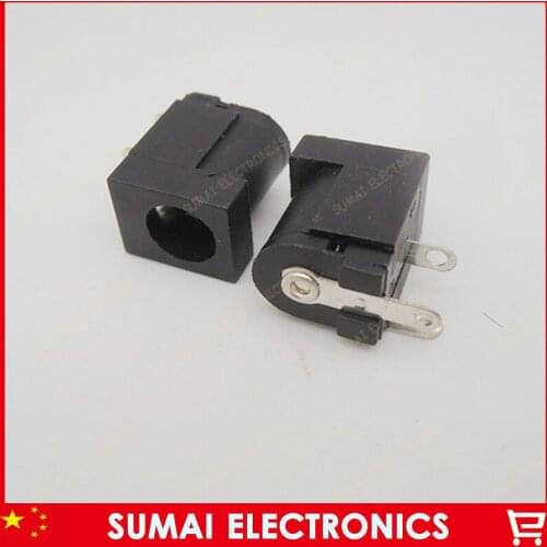 Free shipping 50pcs/lot DC-005 Communly use DC Power Jack DC power Socket Connector 5.5*2.1mm PCB Mount for Tablet PC