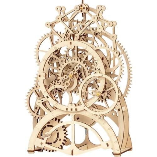 Diy Laser Cutting 3D Mechanical Model Wooden Puzzle Game Assembly Toy Creative Gift For Children Adult