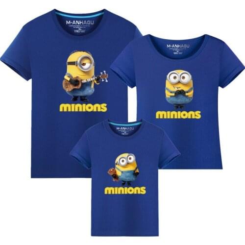 Family Look t-shirt Style Wild Cute Shirt Printing Family Matching Clothes Mother and Daughter Father Son T Shirts Dad Baby Boy