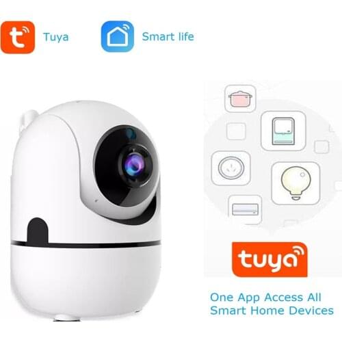 Wouwon HD 1080P IP Camera Tuya Smartlife App Security WiFi Wireless Mini CCTV Indoor Home Camera Alexa Google Home Optional