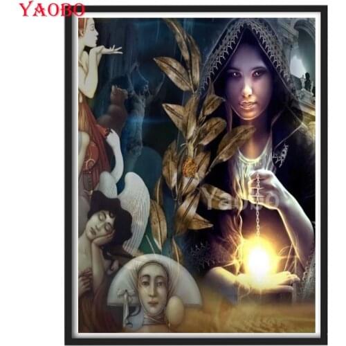 Diamond Embroidery Fantasy Art Religion Madonna DIY diamond painting Full Square/Round drill 5d diamond mazayka,3d cross stitch