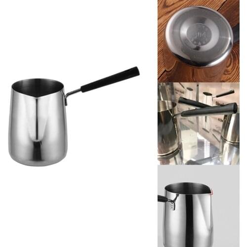 Long Handle Wax Melting Pot Candle Soap Melts Pot Scented Wax Melts Metal Coffee Pitcher Latte Milk Frothing Jug