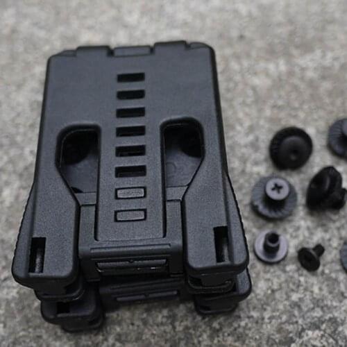 Multi Function Sheath Kydex Scabbard Shell Belt Clip Camping Waist Tool Clamp U6V5