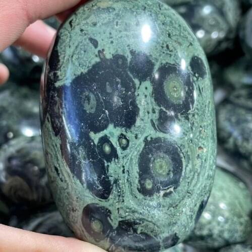40-60g Natural polished peacock eye handle Madagascar healing Crystal 1 piece