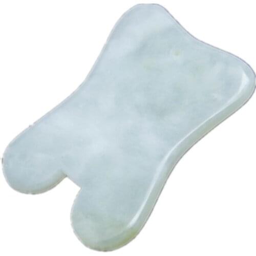Genuine Zhang Xiuqin Holographic Natural Green Jade Face Scraping Board Facial Eye Beauty Xiuyu Body Back Massage Gua Sha Pad