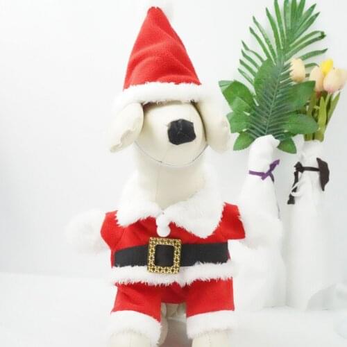 Dog Clothes for Small Dogs Dog Three-dimensional Christmas Dress Pet Christmas Day Santa Claus Dog Clothes