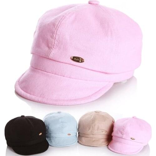 Autumn Winter Children Baseball Caps Korean Version Toddler Baby Berets Travel Visor Cap For Boys Girls Painter Hat 1-7 Years