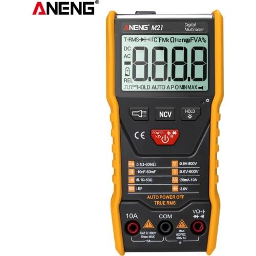 ANENG M21 Profissional Digital Multimeter Backlight Ammeter Voltmeter Tester Current Voltmeter Ammeter Electrician Tool