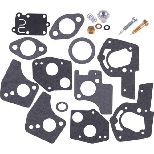 19pcs /set Carburetor Carb Overhaul Rebuild Repair Kit for Briggs & Stratton 495606 494624 3HP-5HP