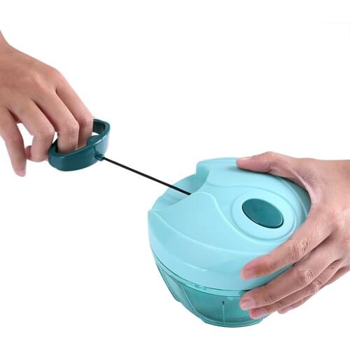 Manual Kitchen Food Hand Chopper Manual Rope Food Processor Silcer Shredder Salad Maker Garlic Onion Slicer Cutter Kitchen Tool