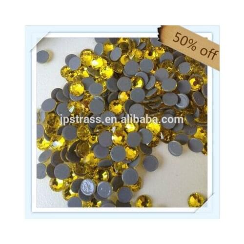 50% off strong gluesuper shiny ss20 5mm CITRINE color with 1440 pcs each pack ; for dancing dresses free shipping