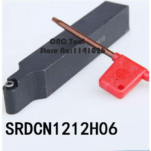 SRDCN1212H06 12*12mm Metal Lathe Cutting Tools Lathe Machine CNC Turning Tools External Turning Tool Holder S-Type SRDCN