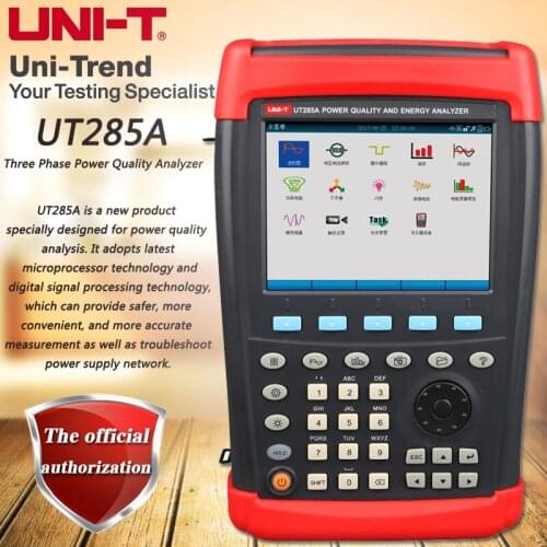 UNI-T UT285A three-phase power quality analyzer, hand-held power analyzer