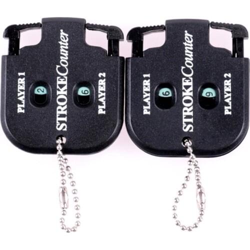 Mini Handy Golf Shot Count Stroke Putt Score Counter Two Digits Scoring Keeper With Keychain Golf Training Aids Golf Accessories