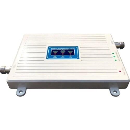 4g signal booster gsm 900mhz/dcs 1800mhz/wcdma 2100mhz tri band mobile network signal booster with outdoor & indoor antenna