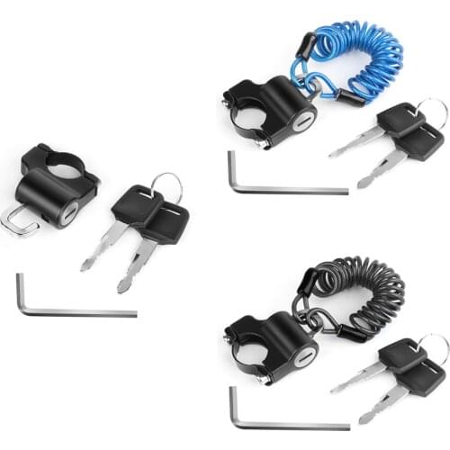 Bicycle Helmet Wire Rope Lock Anti-theft Mountain Bike Cycling Cable Lock