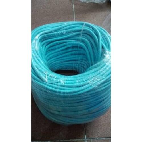 Outlet 100meters light blue 2 core 0.75mm2 Textile Electrical Wire Braided Wire Fabric Covered Electrical Power Cord Wire Cable