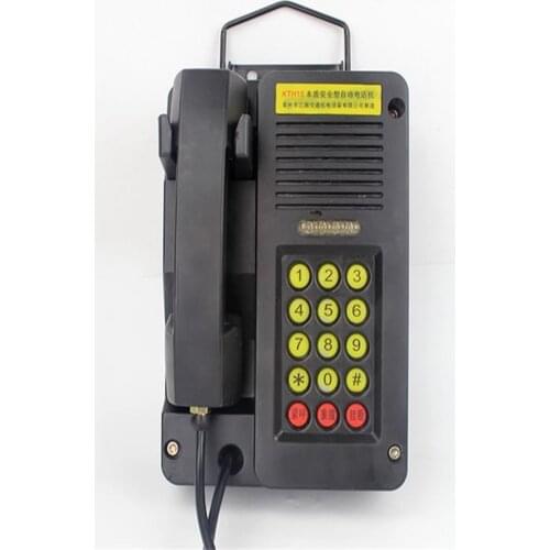 Explosion-proof Wall Mount Landline Telephone, P/T Compatible Dialing Mode, Anti-noise Automatic Telephone IP65 Protetction