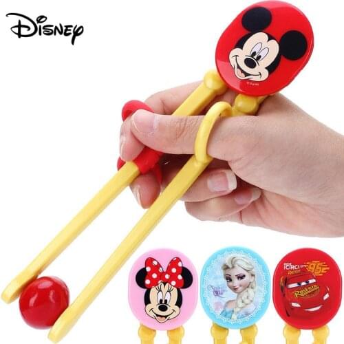 Disney 1 Pair Multi Color Training Chopstick Kids Children Minnie Cute Chopstick Learner For Childrens Gifts