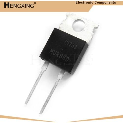 10piece MUR860G MUR860 U860 TO-220 8A 600V new original In Stock