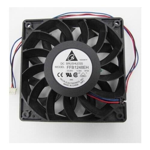 Wholesale Delta FFB1248EH 12025 12cm 120*120*25MM DC 48V 0.38A 3-line Speed Cooling Fan