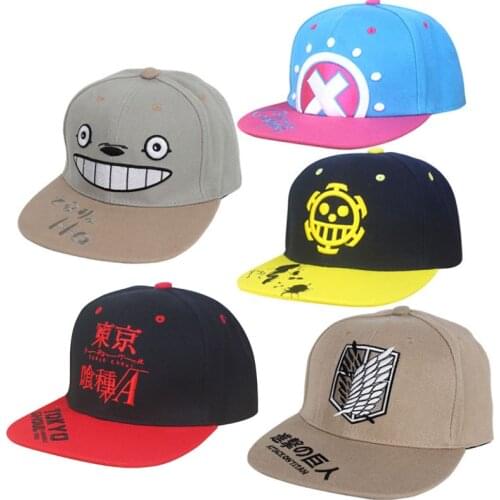 7Kinds Chopper Totoro Trafalgar Law Tokyo Ghoul Kaneki Ken Ninja Cotton Baseball Summer Hat Cap Cosplay