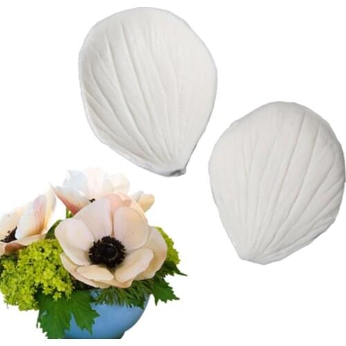 Anemone & Buttercup Moulds Fondant Cakes Decorating Tools Silicone Molds Sugarcrafts Chocolate Baking Tools Cakes Gumpaste Form
