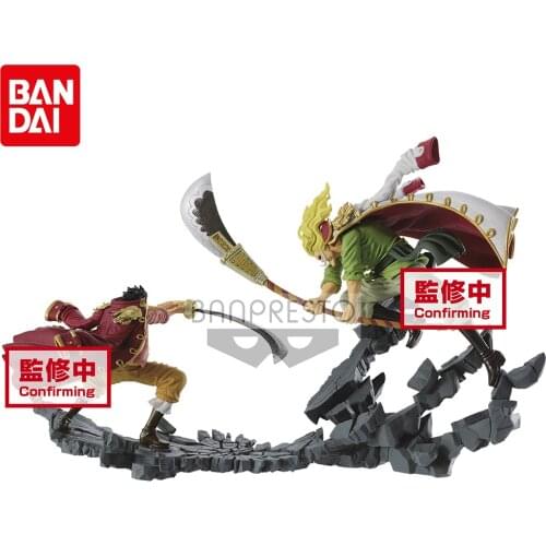 Bandai Original One Piece Edward Newgate GOL D ROGER Showdown of the Century Collection Model Action Anime Figure Toys for Boys