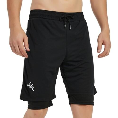 Mens Shorts Running Shorts Quick Drying Sport Shorts Gyms Fitness Bodybuilding Workout Built-in Pockets Short Pants New
