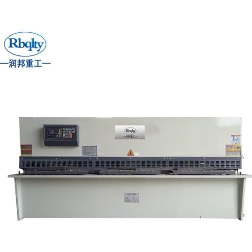 HYDRALIC SWING BEAM TYPE PLATE SHEARING MACHINE QC12K-10*3200 INCLUDED E21S