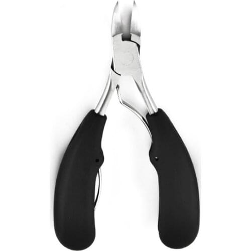 1 pcs Double Spring Plastic Handle Fingernail &Toenail Cuticle Nipper Trimming Cutter Scissor Plier Nail Clipper Cutter Tool