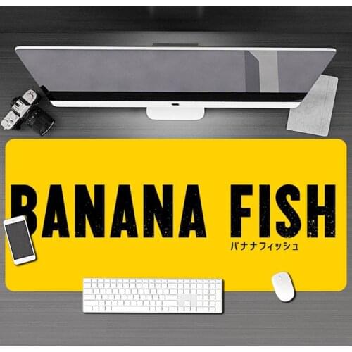 MaiYaCa My Favorite Banana Fish Anime DIY Design Pattern Game mousepad Free Shipping Large Mouse Pad Keyboards Mat