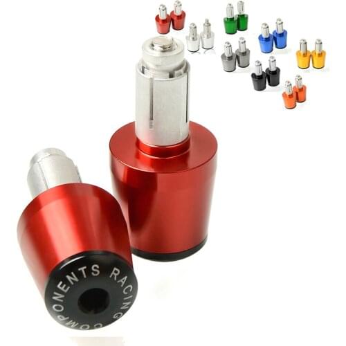 Mtorcycle Alloy CNC Aluminum Universal Handle Bar Ends Grips Caps For Honda XADV 750 XL600 XRV750 Africa Twin CBR250R NX650