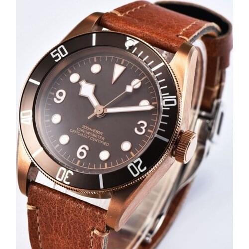 Corgeut Luxury Top Brand Sport Swim Waterproof Sapphire Glass Luminous Mechanical Male Clock Self-Wind Automatic Mens Wristwatch