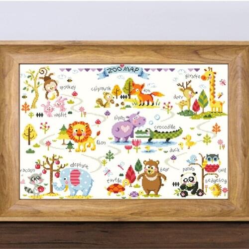 Cross Stitch Set Chinese Cross-stitch Kit Embroidery Needlework Craft Packages Cotton Fabric Floss New Designs Embroidery G73