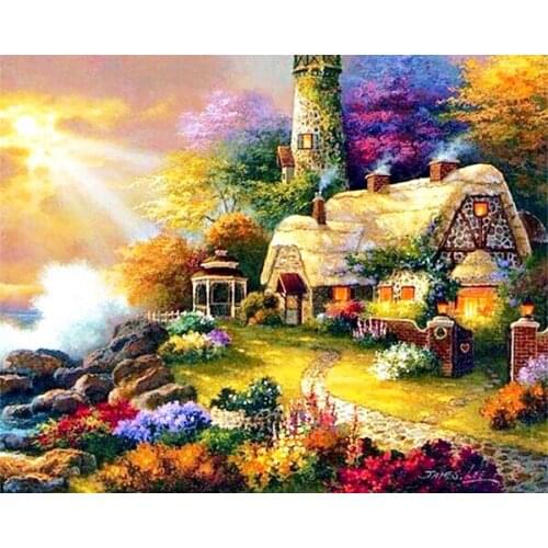 A4324 11CT/14CT/18CT/25CT/28CT tree patterns Counted Cross Stitch DIY Cross Stitch Kits Embroidery Needlework Sets