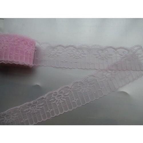 New listing 10 yards / 4.5 cm wide pink beautiful lace ribbon lace embroidery lace DIY craft