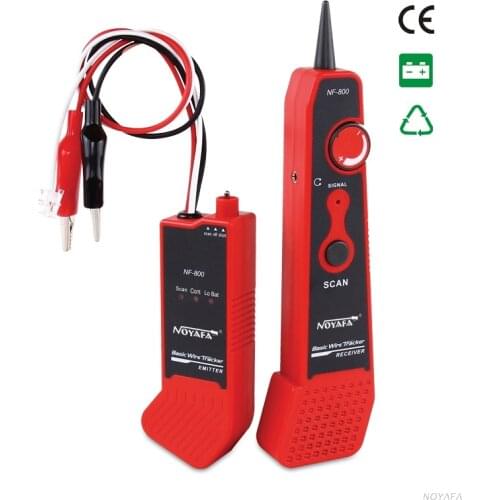 Original Noyafa NF-800 Cat5 Cat6 RJ45 UTP STP Line Finder Telephone Wire Tracker Diagnose Tone Tool Kit LAN Network Cable Tester