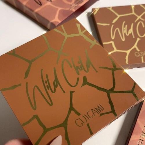 9 Colors Rich Warm Chocolate Wild Child Eyeshadow Palette Nude Glitter Brown Palette Eye Pigment Makeup Matte Eyeshadow Shi E3K7