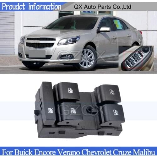 CAPQX Front Left side Window Control Switch Panel For Buick Encore Verano Chevrolet Cruze Malibu Master Console Control Switch