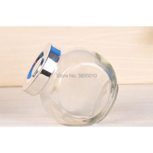 50ml Transparent Glass Empty Bottles For Honey Nut Canister Tank Canned Glass Jam-jar F1047