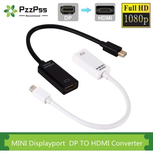 PzzPss Mini Displayport To HDMI-compatible Cable 4k TV Projector Projetor DP1.4 Display Port Converter For Apple Macbook Air Pro